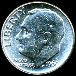 1960 FDR Silver 10c MS66 Full Bands (COI-11639)