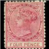 Image 1 : 1874 GB Lagos Nigeria 4p Victoria Stamp Mint Hinged (STM-0830)