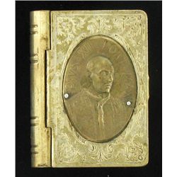 Antique Pope Pius XII Rosary/Vesta Case (CLB-1222)