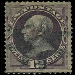 1870 USA 12c Clay Violet (STM-0687)