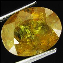 7.12ct  Scarce Lemon Green Mali Garnet (GEM-22351)