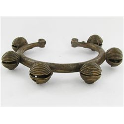 685ct Antique African Tribal HEAVY Bronze Cuff Bracelet (ANT-2124)
