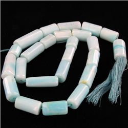 170ct Peru Blue Opal Bead Strand (JEW-4194)