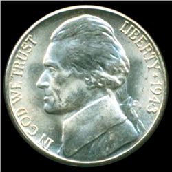 1943S Jefferson 5c MS65 Full Steps Double Die Error (COI-12752)