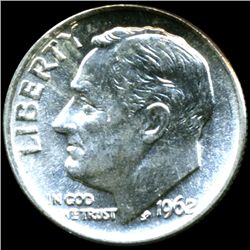 1962 FDR 10c MS66/67 Full Bands (COI-12546)