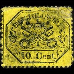 1868 Papal States 40c Stamp (STM-1096)