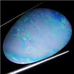 11.87ct Australian Black Opal Doublet Full Fire (GEM-36108)