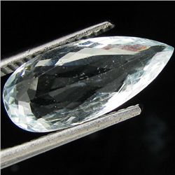 2.90ct Top Clear Santa Maria Aquamarine Pear (GEM-32033)