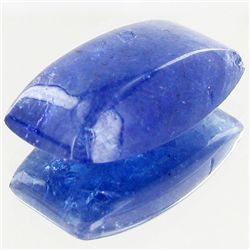 12.95ct Tanzanite Cabochon Strong Color (GEM-45433)