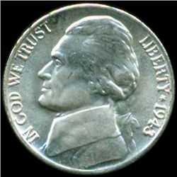 1943P/P Jefferson 5c MS65/66 95% Full Steps Double Die Error (COI-12695)