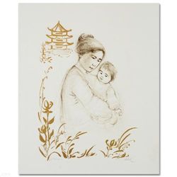 Lei Jeigiong and her Baby in the Garden of Yun-Tai