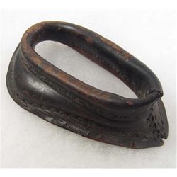 ANTIQUE SALESMAN'S SAMPLE LEATHER HORSE COLLAR