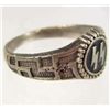 Image 2 : STERLING SILVER GERMAN NAZI ENAMELED RING
