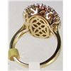 Image 4 : STERLING SILVER LADIES RUBY AND SAPPHIRE RING - SIZE 8