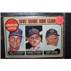 Image 1 : 1967 MLB Home Run Leaders American League Baseball Trading Card In Display Case; Carl Yastrzemski Bo