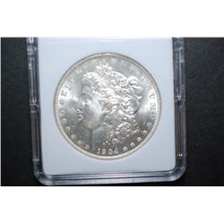 1904-O US Silver Morgan $1; MCPCG Graded MS61; EST. $50-70