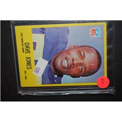 1960s NFL Dave Jones Los Angeles Rams Football Trading Card; EST. $5-10