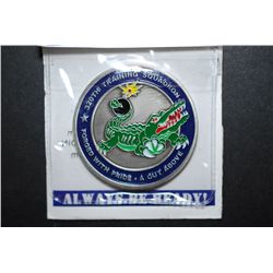 United States Air Force 320th Training Squadron Military Challenge Coin; Forged With Pride-A Cut Abo