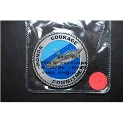 Department Of The Navy United States Of America Military Challenge Coin; Honor Courage Commitment; E