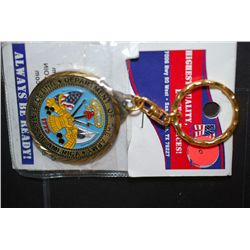Department Of The Army United States Of America Military Challenge Coin Key Chain; An Army Of One; E