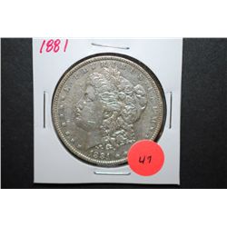 1881 US Silver Morgan $1; EST. $30-50