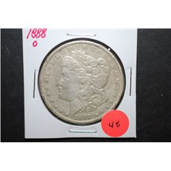 1888-O US Silver Morgan $1; EST. $30-50