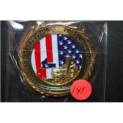 Universal Support 37th Mission Support Squadron Military Challenge Coin Presented By The Commander; 