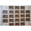 Image 1 : 1983 CCCP/USSR Postal Stamp Sheet; Lot of 21 Stamps; EST. $10-15
