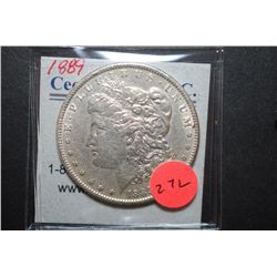 1889 US Silver Morgan $1; EST. $30-40