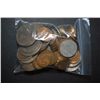 Image 1 : World Coins & Tokens; Various Dates, Conditions & Denominations; Lot of 100; EST. $20-25