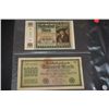 Image 1 : 1922 German 5000 Funftaufend Mark Foreign Bank Note & 1922 German 1000 Fausend Mark Foreign Bank Not