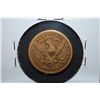 Image 2 : 1884-CC US Liberty $5 Gold Coin; EST. $650-700