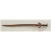 Image 2 : Tulwar short sword approx. 28” overall with  an approx. 23” blade; entire sword displays  an even co