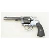 Image 1 : Colt New Service DA revolver, .38 WCF cal.,  5-1/2” barrel, blue finish, checkered hard  rubber grip