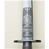 Image 8 : Wilkinson Commando Knife commercial quality  with high polished blue blade with fancy  etching and M