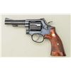 Image 2 : Smith & Wesson 5-screw DA hand ejector  revolver, .22LR cal., 4” barrel, blue finish,  checkered woo
