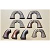 Image 1 : Lot of eight pairs of Colt SAA First  Generation grips including three pair of wood  grips in good o