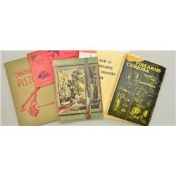Lot of approx. 12 misc. gun related catalogs,  books and flyers including a 1907  Bannerman’s catalo