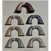 Image 2 : Lot of eight pairs of grips including 3 Colt  SAA checkered black hard rubber sets all in  overall g