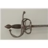 Image 3 : European Rapier in 17th century style made in  Victorian era showing cast decorative hilt  and wire 