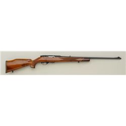 Weatherby Mark XXII semi-auto magazine rifle,  .22LR cal., 24” barrel, blue finish,  checkered delux