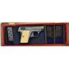 Image 12 : Colt Model 1908 Pocket semi-auto pistol, .25  cal., 2” barrel, blue finish, custom old  raised carve