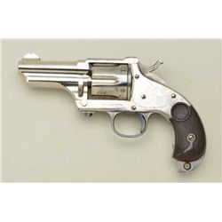 Merwin & Hulbert Pocket Army single action  revolver, .44 Win. cal., 3-1/4” barrel,  nickel finish, 