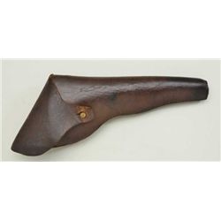 Brown leather flap holster circa 1850’s –  60’s from old New England collector who  thought it would