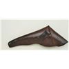 Image 5 : Brown leather flap holster circa 1850’s –  60’s from old New England collector who  thought it would