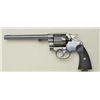 Image 4 : Colt New Service DA revolver, .45 Colt cal.,  7-1/2” barrel, blue finish, checkered black  hard rubb