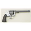 Image 9 : Colt New Service DA revolver, .45 Colt cal.,  7-1/2” barrel, blue finish, checkered black  hard rubb