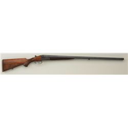 German pre war double barrel shotgun showing  good quality in 16 GA., choked full right  barrel, ext