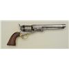 Image 2 : Colt Model 1851 Navy percussion revolver, .36  cal., 7-1/2” octagon barrel, wood grips,  #131417. Th