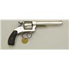 Hopkins & Allen XL Bull Dog Model DA  revolver, .38 cal., 5” octagon barrel, nickel  finish, lanyard